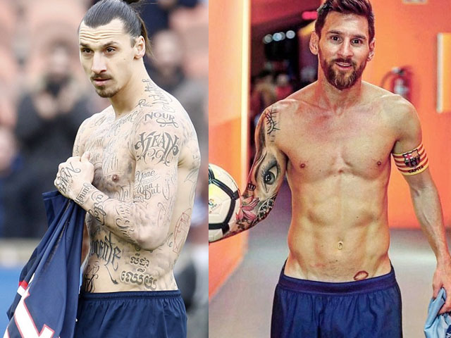 Làm đẹp - Zlatan Ibrahimovic, Messi, Ramos "nghiện" xăm nhất làng bóng?