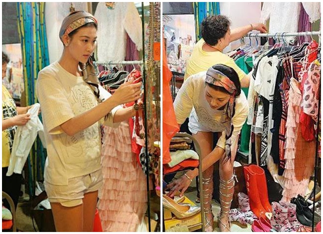 Tay trắng ra đi, diễn viên 8X thuê một gian hàng nhỏ để mở cửa hàng bán quần áo để sinh hoạt và kiếm sống qua ngày.