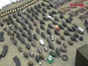 Thế giới - Video: Kho vũ khí “khủng” của phe nổi dậy Syria có gốc từ Israel