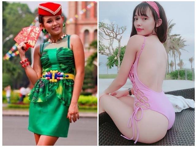 Sao Việt - Vợ Lê Hoàng (The Men) từ đen nhẻm đến nóng bỏng, khiến chồng phải "tuýt còi"