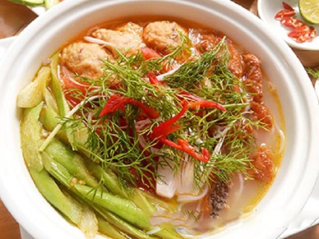 Ẩm thực - Cách làm bún cá dọc mùng chuẩn vị