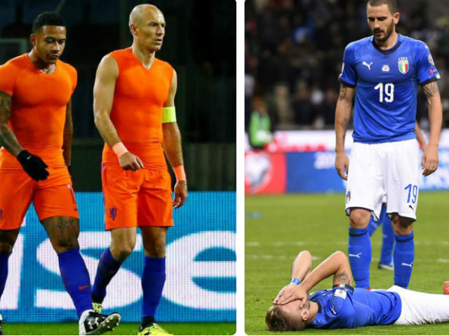 Bóng đá - Ký ức hào hùng World Cup: Italia, Hà Lan từ "ông lớn" thành nỗi tủi nhục
