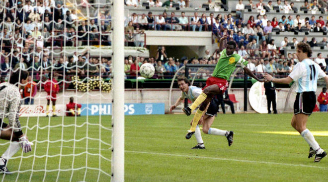 Trận đấu sốc nhất World Cup: “Sư tử” châu Phi gầm thét, &#34;vua&#34; Maradona ôm đại hận - 1