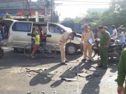 Tin tức trong ngày - Xe tải va chạm với xe du lịch, 6 người bị thương nặng