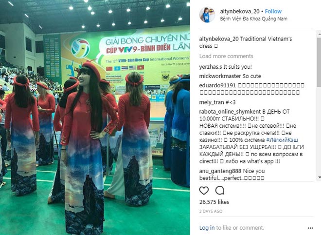 Ngỡ ngàng: Thiên thần bóng chuyền đẹp số 1 thế giới đang thi đấu ở Việt Nam - 1