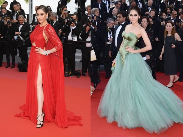Váy áo xa xỉ của ”Phạm Băng Băng Thái” ở Cannes