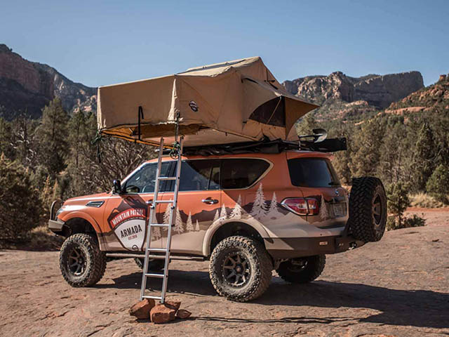 Tin tức ô tô - Hình ảnh Nissan Armada: SUV hàng "khủng" cho dân thích đi "phượt"