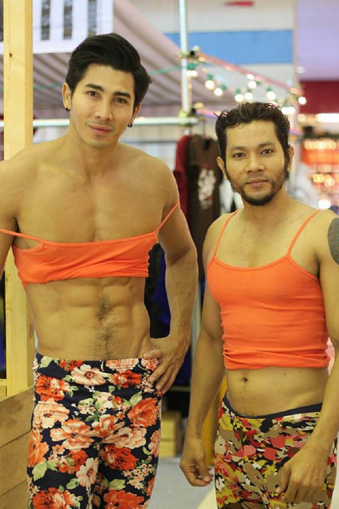 Thời trang bồi bàn cười ra nước mắt của trai đẹp Thái Lan - 2