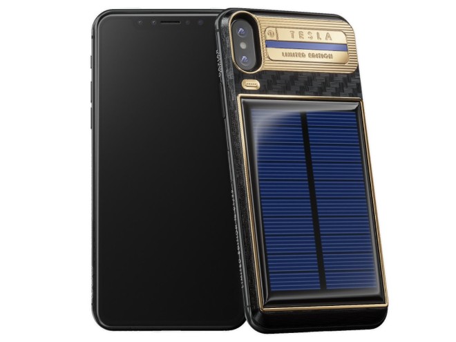 Chiếc iPhone X siêu đắt được trang bị pin năng lượng mặt trời - 1