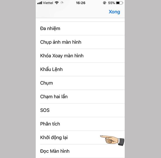 Hướng dẫn khởi động lại iPhone không cần nút nguồn - 6