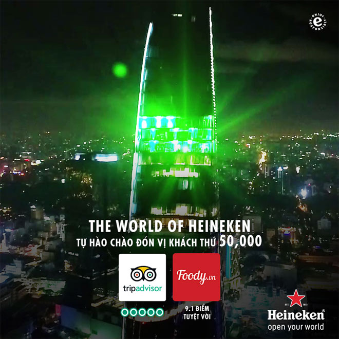 The world of Heineken - Ấn tượng cột mốc chào đón vị khách thứ 50,000 - 1