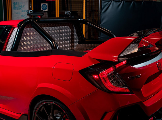 Honda Civic độ bán tải &#34;khủng&#34; nhất thế giới - 4