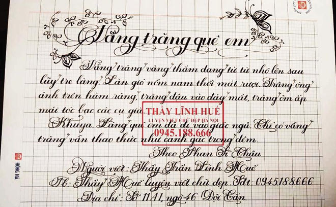 Lớp luyện viết chữ đẹp và rèn viết nhanh giữa lòng Hà Nội - 5