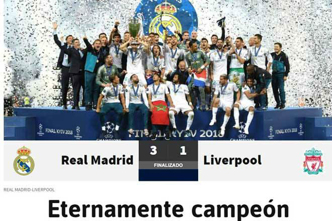 Real vô địch C1: Báo chí quay mặt với Ronaldo, người Barca cũng nể phục - 3
