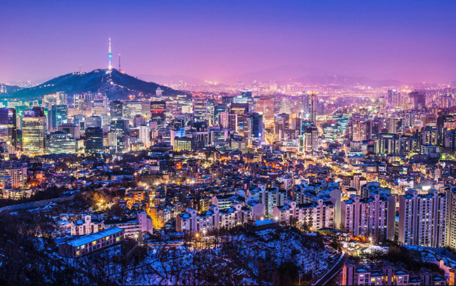 Seoul, Hàn Quốc: Điểm nổi bật, Tháp G &#40;264m&#41;, Tháp A &#40;265m&#41;, Tòa nhà KLI 63 &#40;249m&#41;.