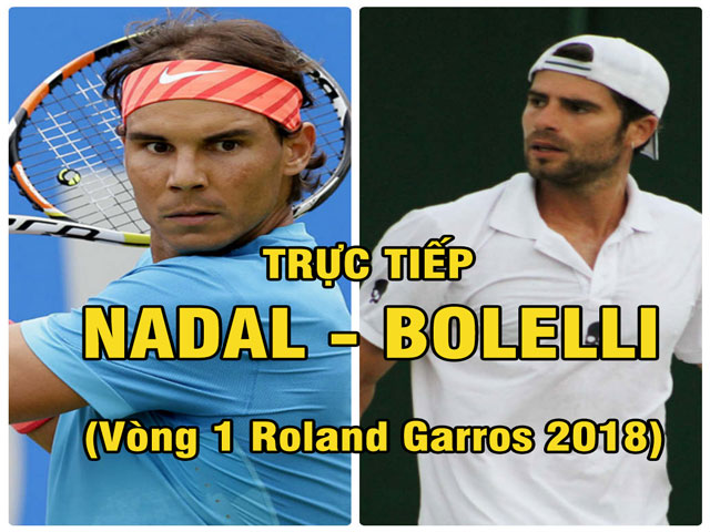 TRỰC TIẾP tennis Rafael Nadal - Simone Bolelli: Nadal ”sợ” nhất Djokovic (Vòng 1 Roland Garros)