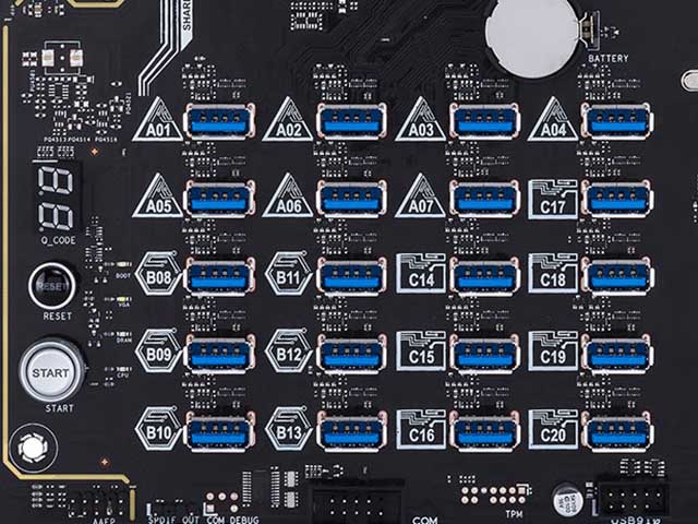 Bạn biết gì về mainboard siêu khủng chuyên dùng để đào bitcoin?