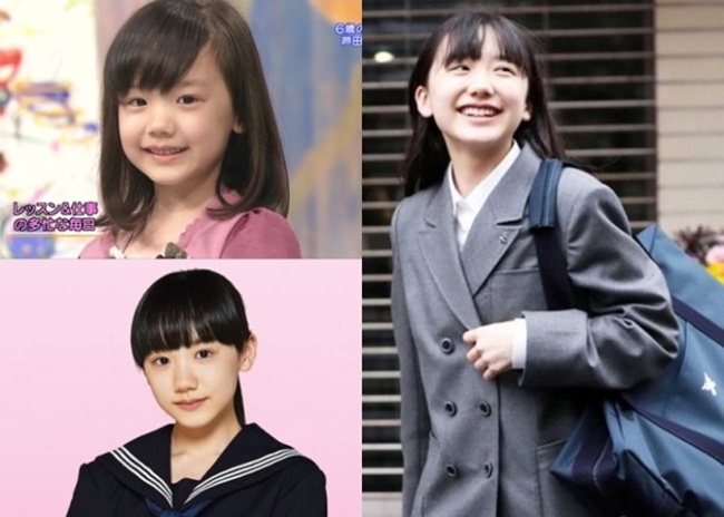 Mana Ashida &#40;13 tuổi&#41; là sao nhí nổi tiếng Nhật Bản cũng có mặt trong danh sách này. Diễn viên sinh năm 2004 từng được mời đóng phim của Hollywood: &#34;Siêu đại chiến Thái Bình Dương&#34;. Ngoài ra, Mana còn tham gia nhiều phim truyền hình ở trong nước như &#34;Mother&#34;, &#34;Câu chuyện Marumo&#34;, &#34;Hồn ma&#34;, &#34;Lời thú tội&#34;, &#34;Châu Nam cực&#34;....