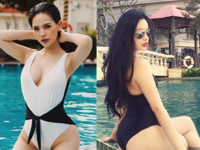 Hot girl Mì Gõ, Midu, Elly Trần mặc áo tắm hot ngang ngửa các đàn em 9X