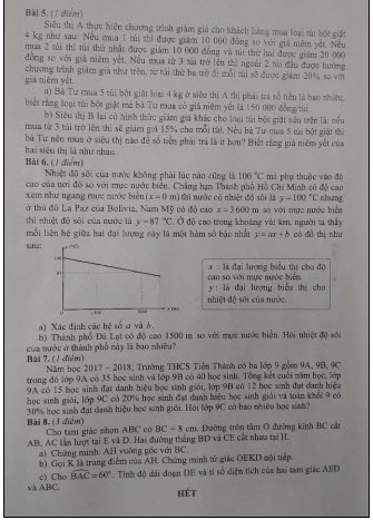 Hướng dẫn giải chi tiết Môn Toán thi vào 10 TPHCM - 2