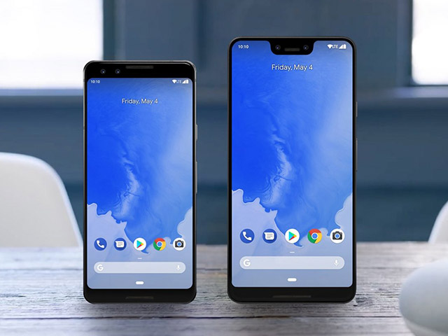Google Pixel 3 và Pixel 3 XL có màn hình 5,3 inch và 6,2 inch