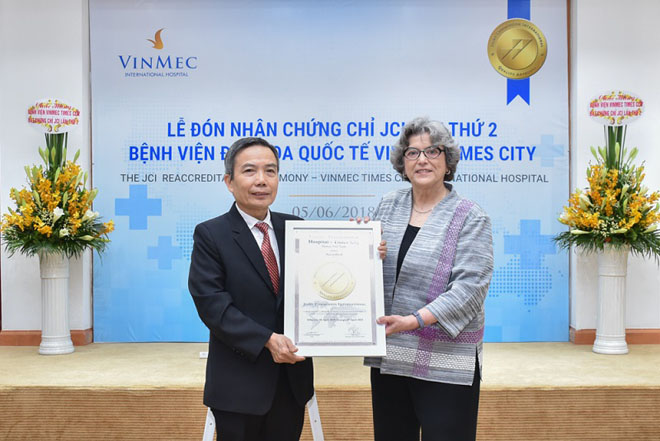 Vinmec Times City nhận chứng chỉ chất lượng quốc tế JCI lần thứ 2 - 1