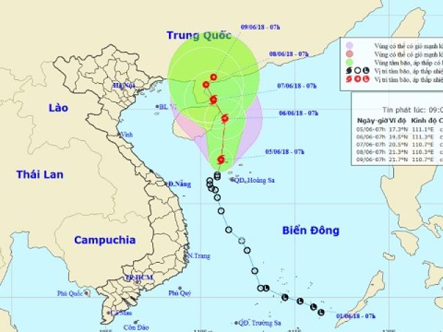 Bão EWINIAR đổ bộ bán đảo Lôi Châu, di chuyển cực chậm