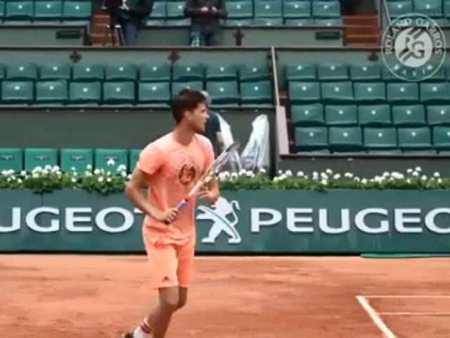 Cập nhật Roland Garros ngày 11: Thiem miệt mài luyện công đấu ”kẻ hạ sát” Djokovic