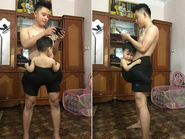 Bạn trẻ - Cuộc sống - Ông bố trẻ "gây bão" với cách ru con không giống ai