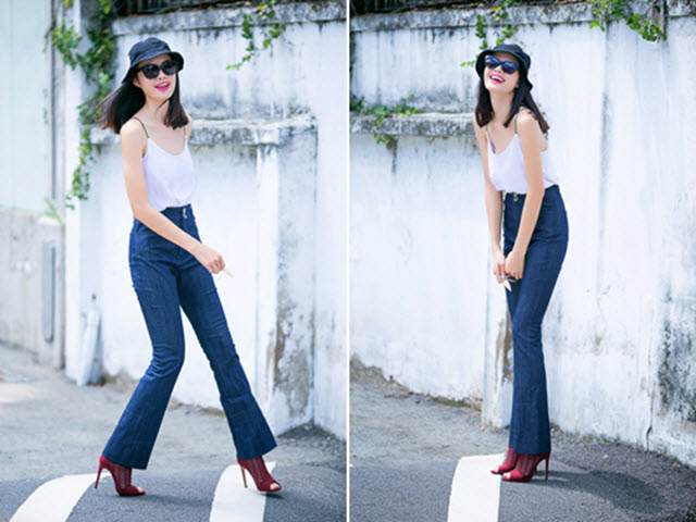 Mốt jeans ống vẩy “thời ông bà anh” gây sốt trở lại