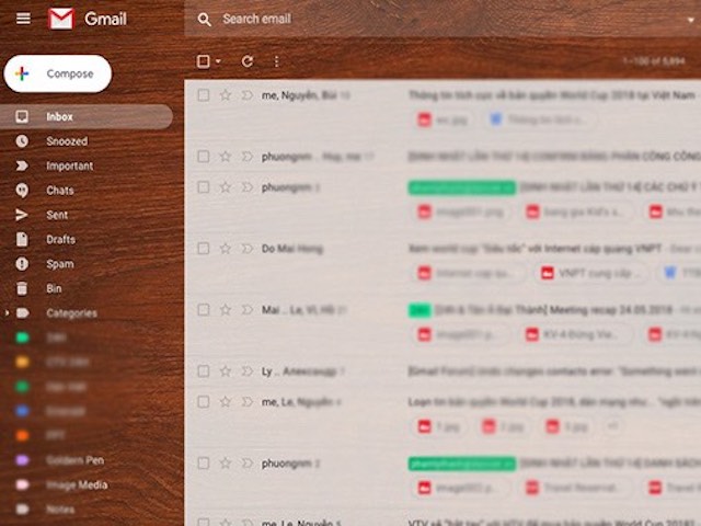 Cách chọn giao diện đẹp mắt cho Gmail khi bị ”lột xác” bất đắc dĩ