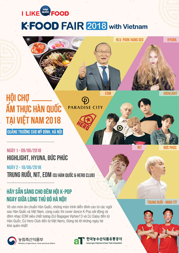 K - FOOD Fair - sự kiện giao lưu văn hóa - ẩm thực Hàn Quốc được mong chờ nhất năm 2018 - 1