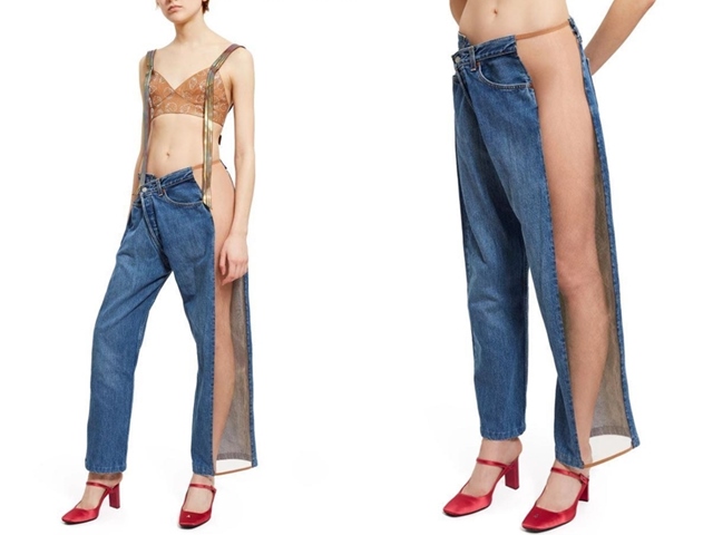 Chiếc jeans gần 15 triệu nhưng khó hiểu để mặc