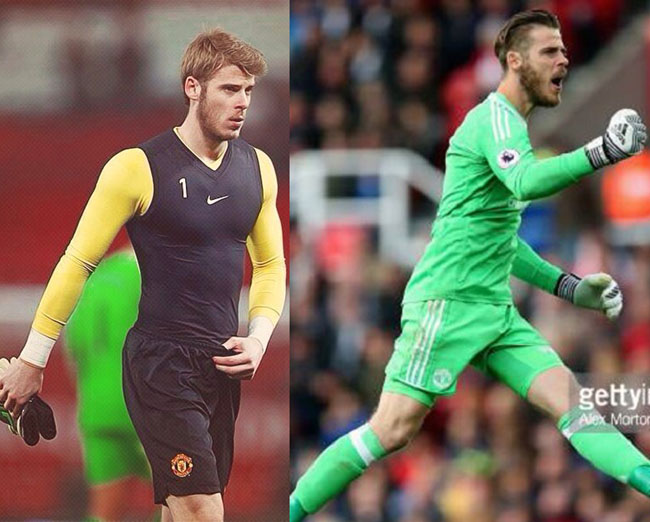 David De Gea là một trong những thủ môn đắt giá nhất hành tinh hiện nay. Anh sở hữu chiều cao nổi trội 1m93. 