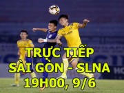 Bóng đá - TRỰC TIẾP Sài Gòn - SLNA: Khung thành rung chuyển, thủ môn hóa thánh