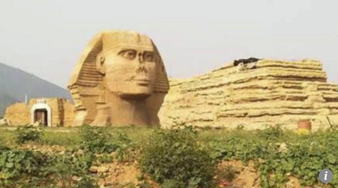 Ai Cập “giận tím mặt” vì tượng Nhân sư nhái như thật tái xuất ở TQ - 1