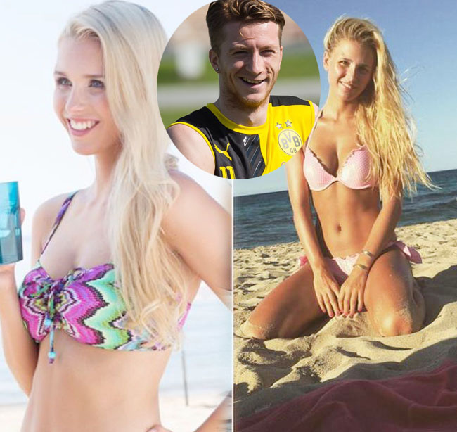 2. Scarlett Gartmann là bạn gái tiền vệ Marco Reus. Cô là người mẫu Đức. 