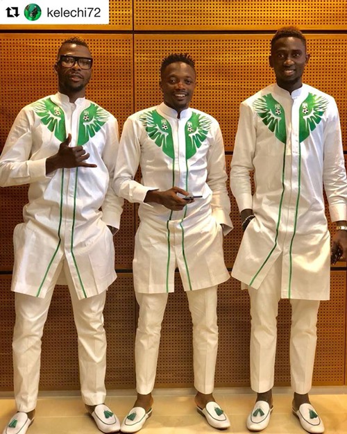 Đội tuyển Nigeria gây sốt nhờ đồng phục sân bay - 4