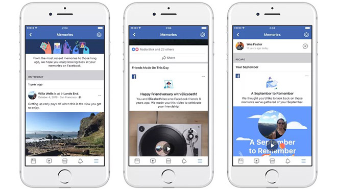 Facebook ra mắt Memories giúp ôn lại kỷ niệm xưa - 1