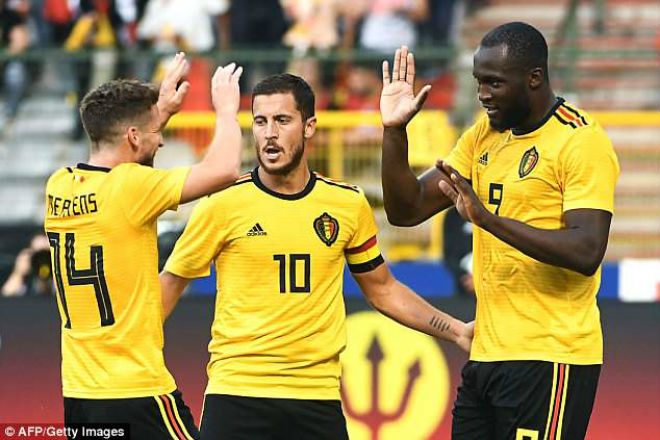 Bỉ ra oai trước World Cup: Hazard gặp đại nạn che mờ cú đúp Lukaku - 1