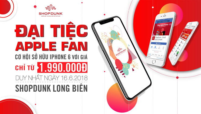 Tới ShopDunk Long Biên: cơ hội sở hữu iPhone chỉ từ 1.999.000 đồng! - 1