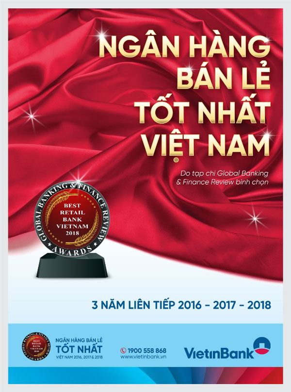 VietinBank tự hào là “Ngân hàng bán lẻ tốt nhất Việt Nam” 3 năm liên tiếp - 1
