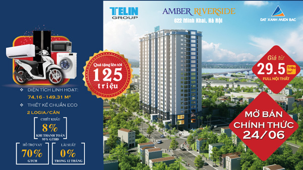 Đập tan nắng hè cùng cơn lốc quà tặng từ dự án Amber Riverside - 1