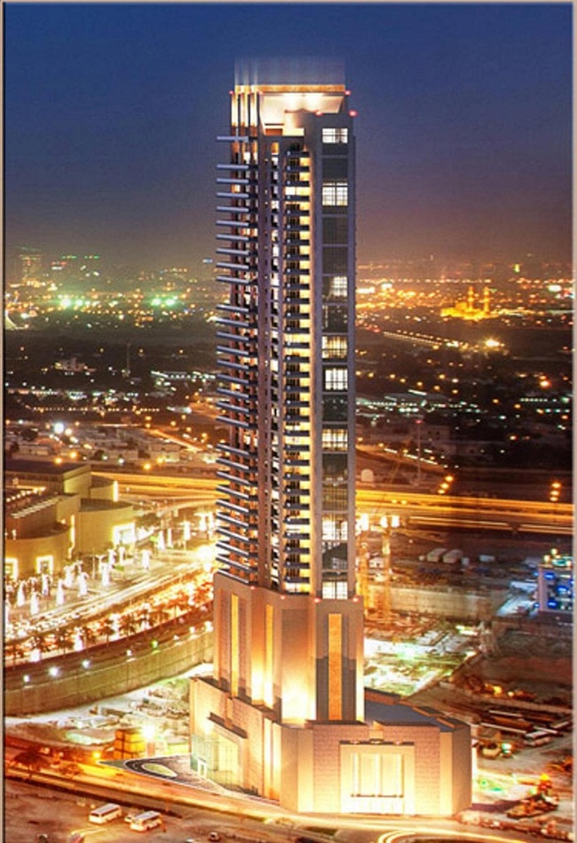 Down Town 118 (Dubai) là tòa tháp chung cư chỉ có 26 căn hộ.