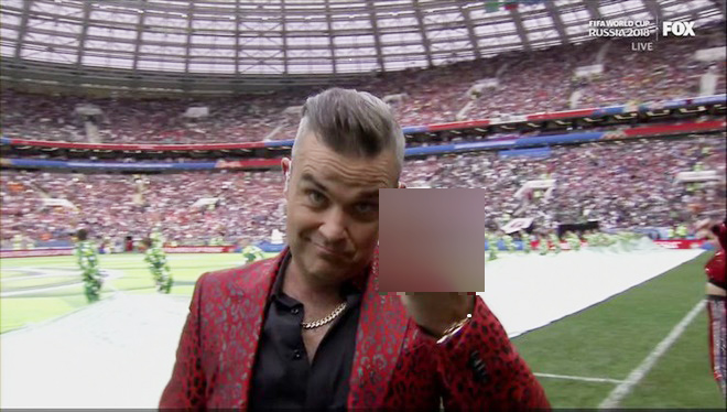 &#34;Ngón tay thối&#34; khiến truyền hình phải xin lỗi về lễ khai mạc World Cup - 1
