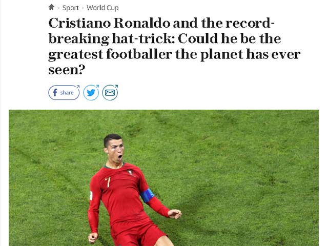 Bồ Đào Nha – Tây Ban Nha viết kinh điển World Cup: Báo quốc tế ngả mũ vì Ronaldo