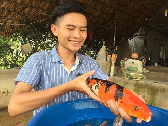 "Quốc ngư Nhật Bản" xuất hiện giữa lòng sông Hồng - 10