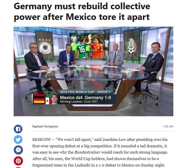Chấn động World Cup, Đức gục ngã: Báo thế giới xát muối, đưa ra dớp đáng sợ - 1