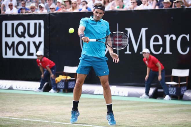 Federer - Bedene: Sức mạnh nhà vua, 2 set chóng vánh (Vòng 1 Halle Open) - 1