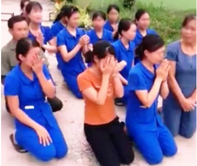 Vụ nhiều cô giáo quỳ, khóc: Xây trường trên đất chưa giao - 2